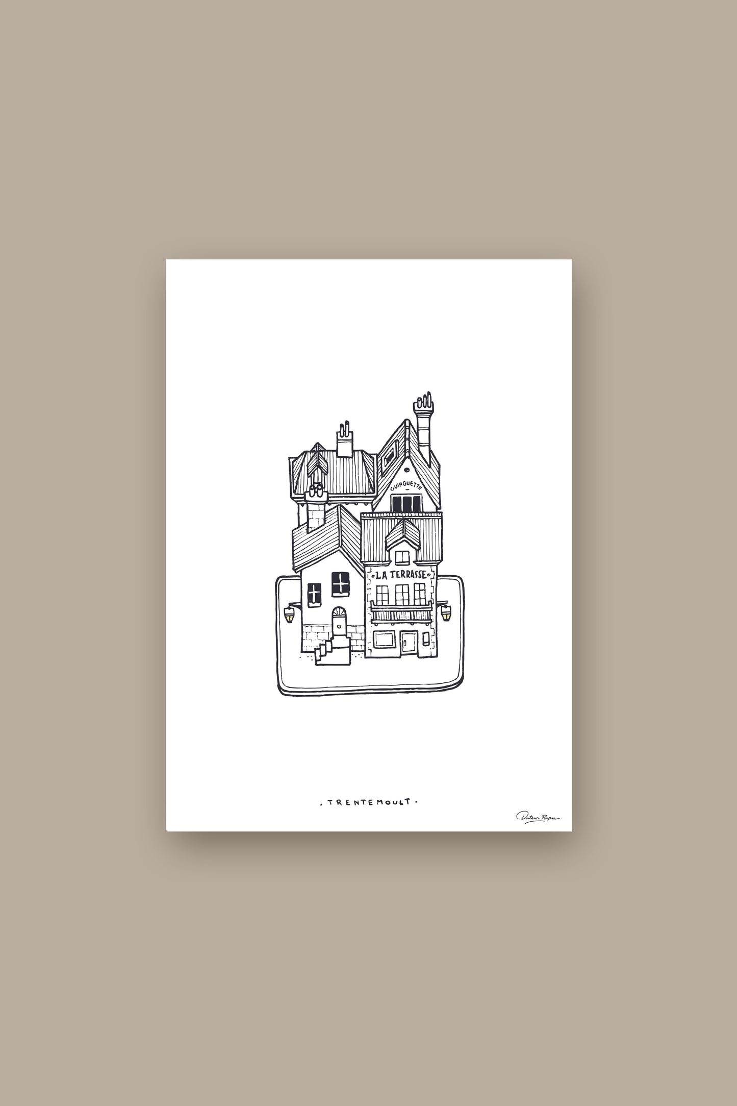 Affiche Trentemoult - Les Buldingz de Nantes City