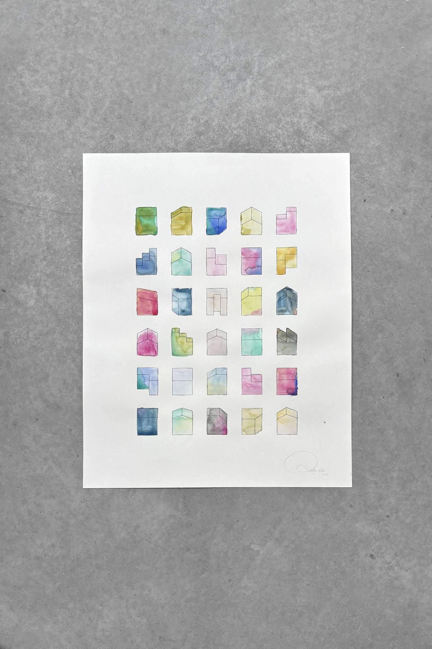 Oeuvre originale sur papier - Inventaires - INV-2023-001