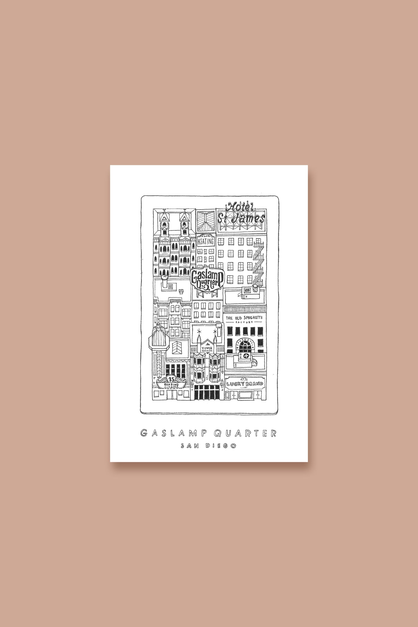 Cartes postales quartiers San Diego