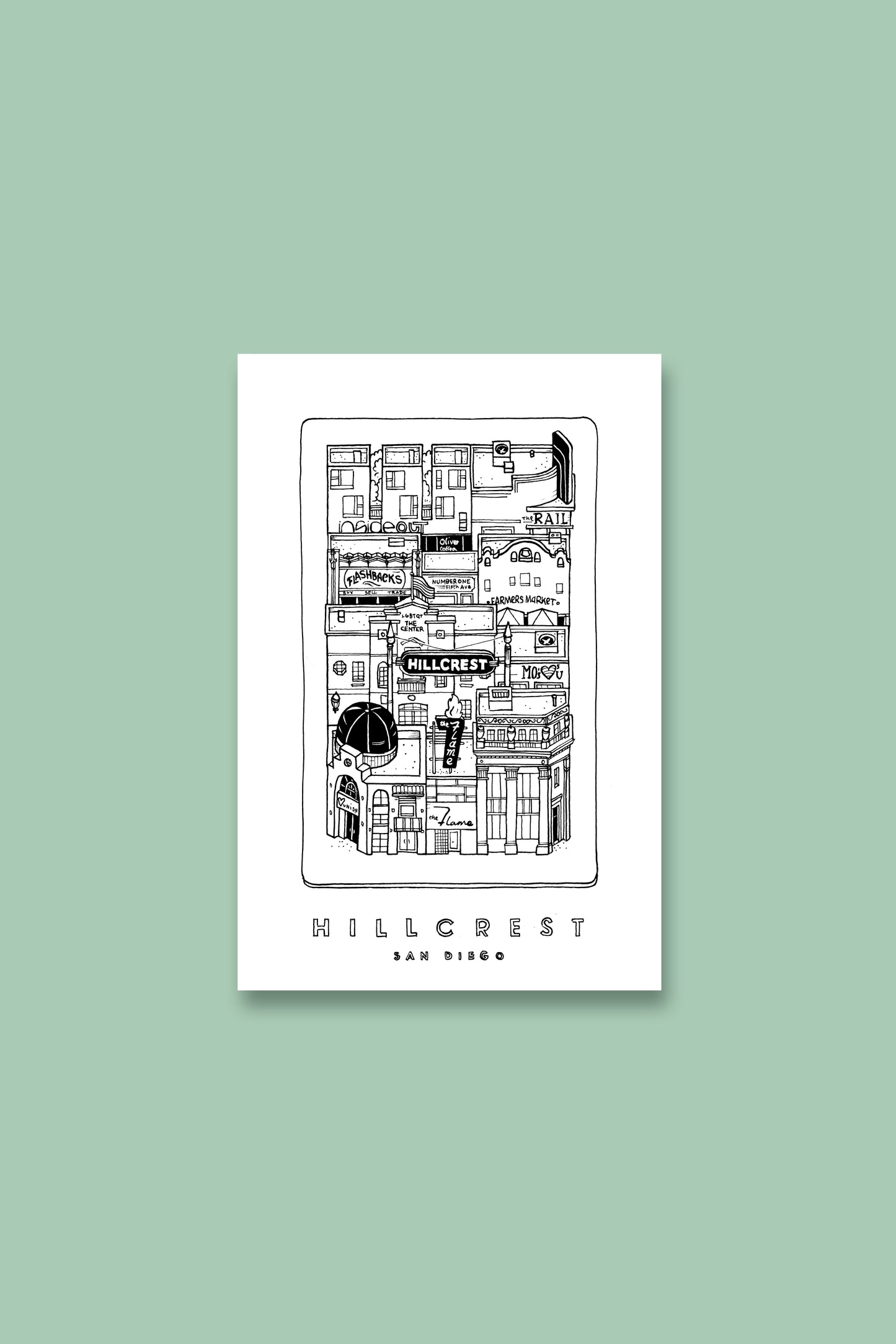 Cartes postales quartiers San Diego