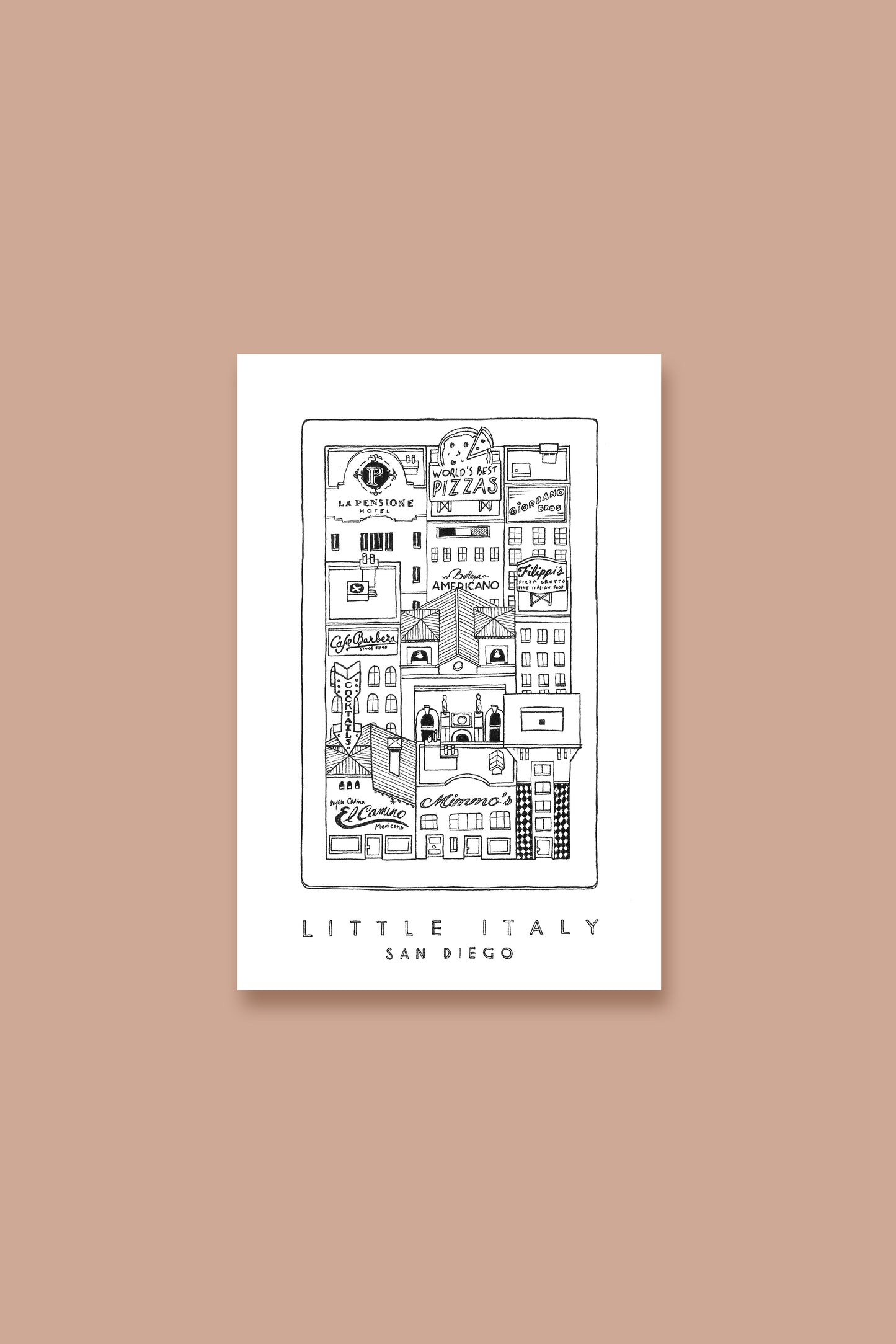 Cartes postales quartiers San Diego