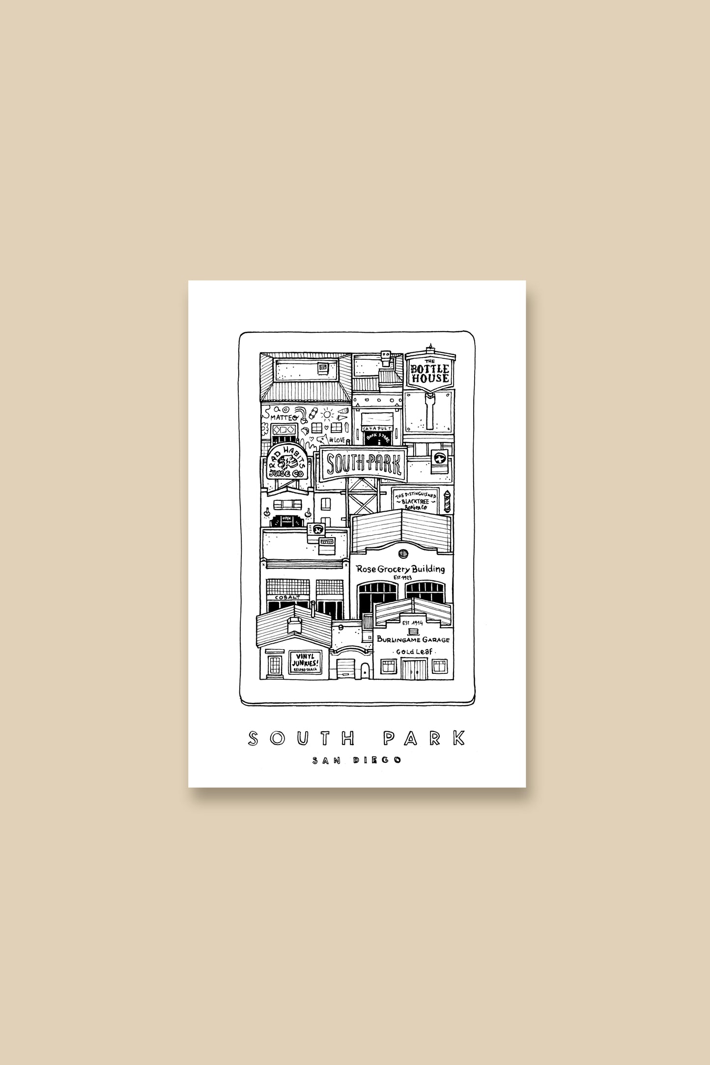 Cartes postales quartiers San Diego