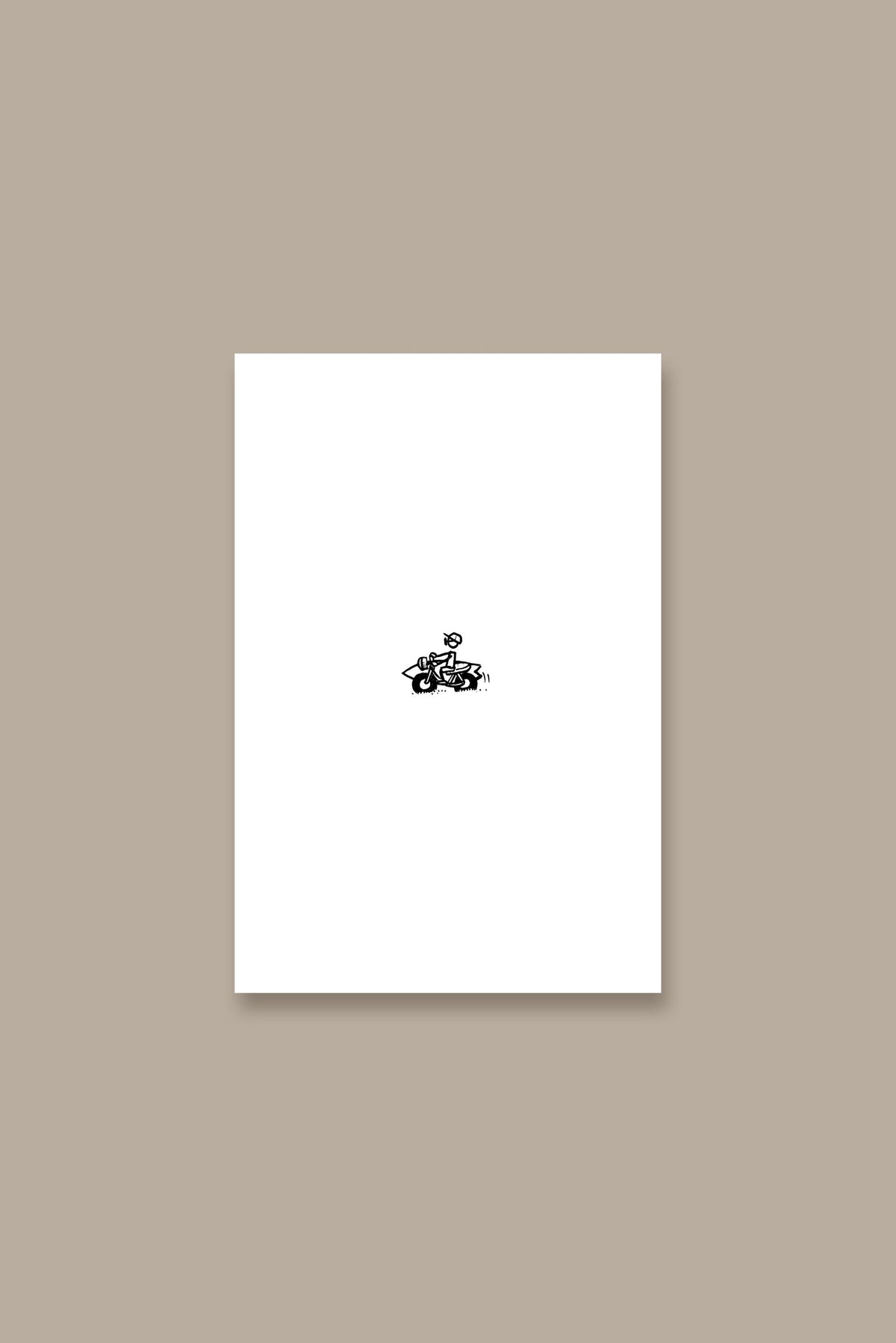 Carte postale Bike surfer