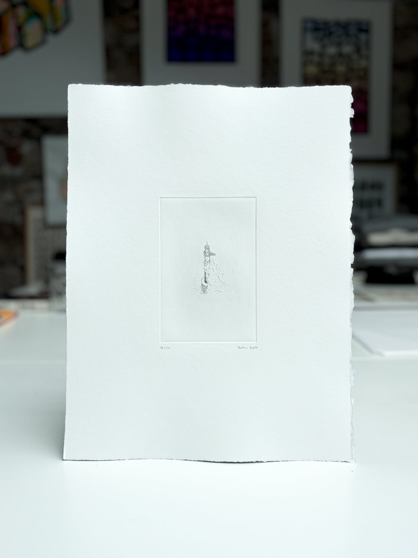 Le Phare - Gravure