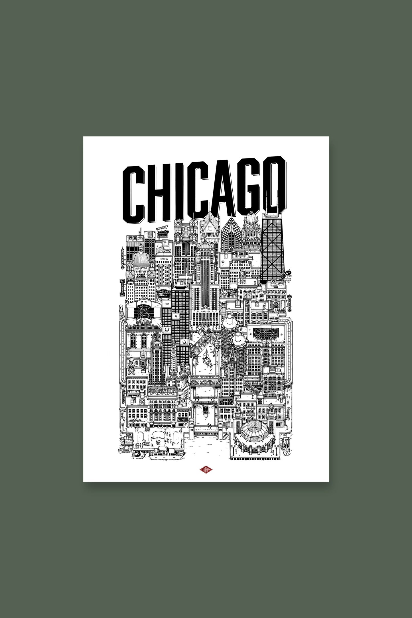 Affiche Chicago - Docteur Paper