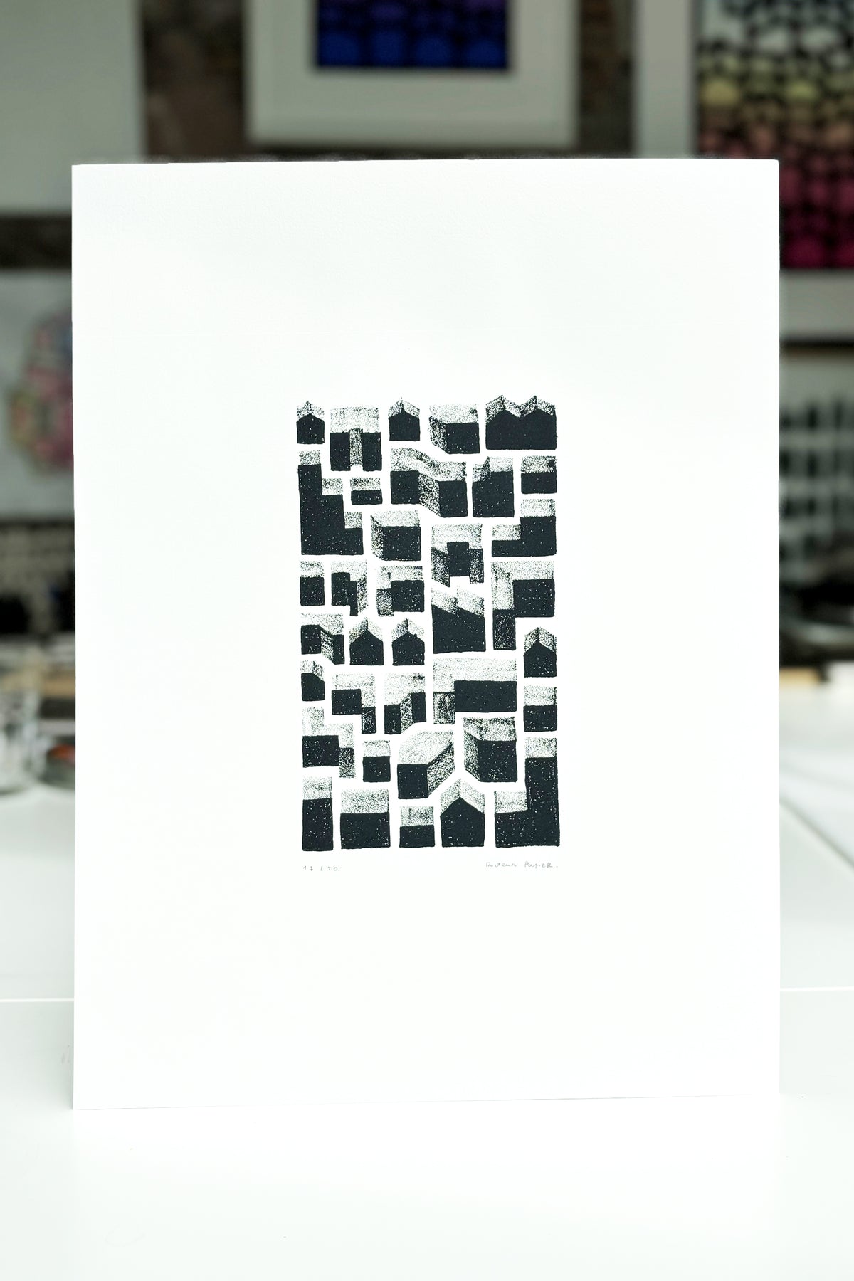 Blocs. - Lithographie
