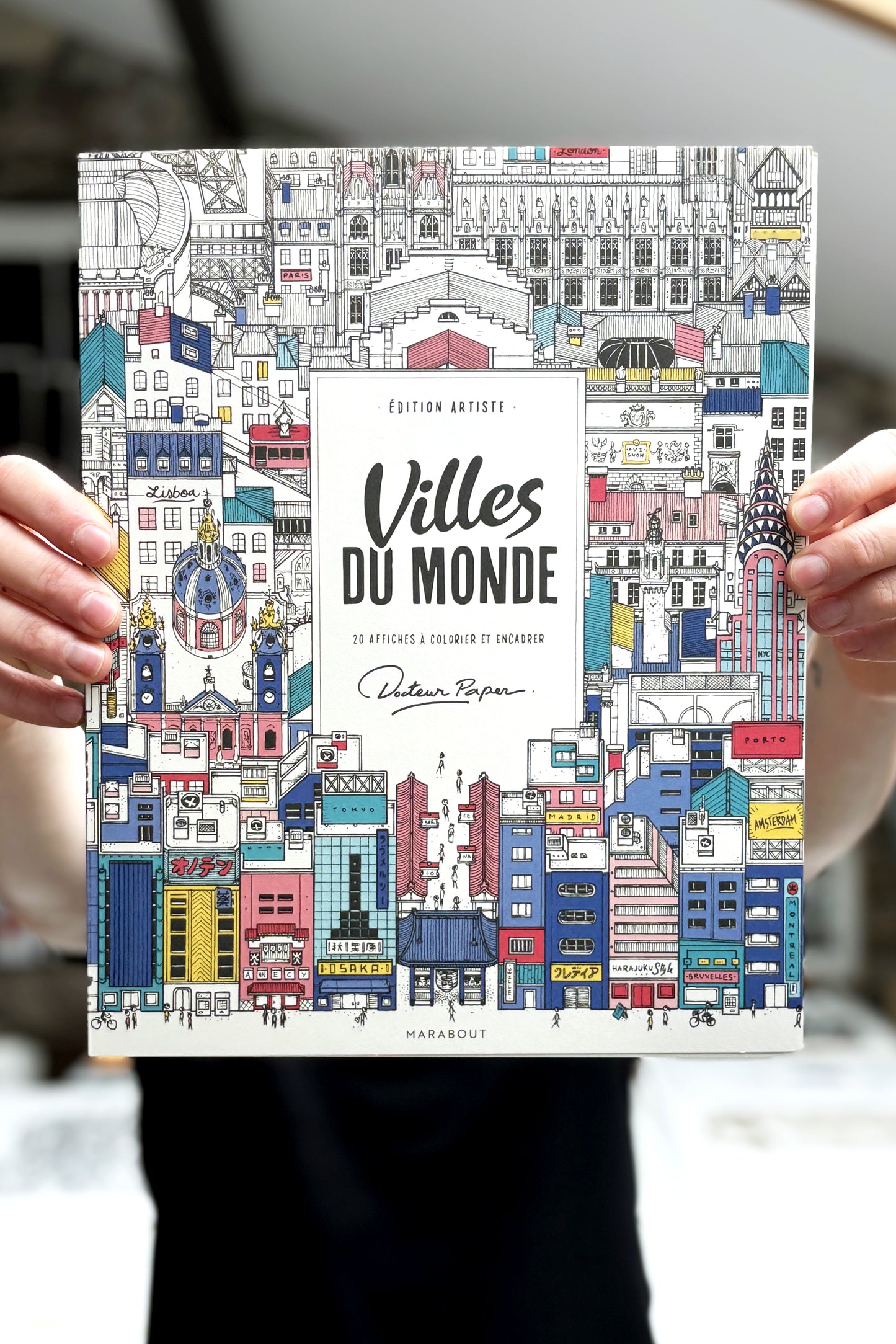 Les villes du Monde - Livre de coloriage