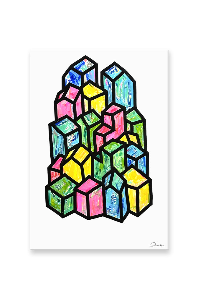 Toile - Villages POLYCHROME#102