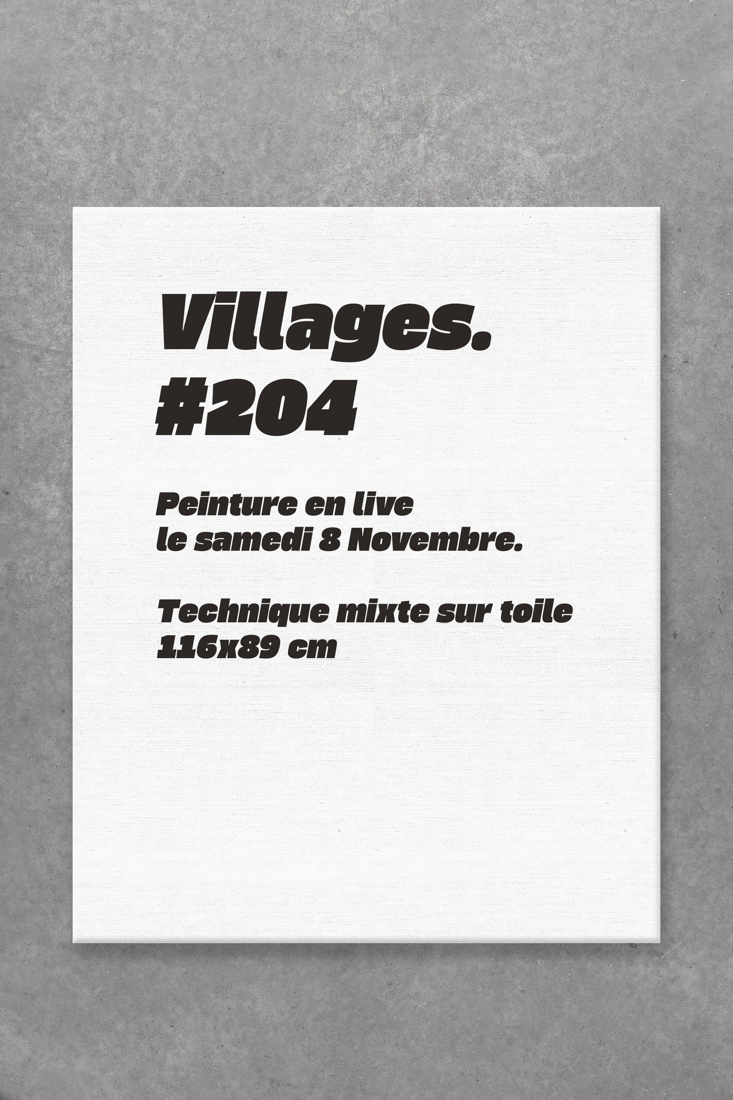 Oeuvres originales - peinture en live le 8 Novembre 2025 à Nantes