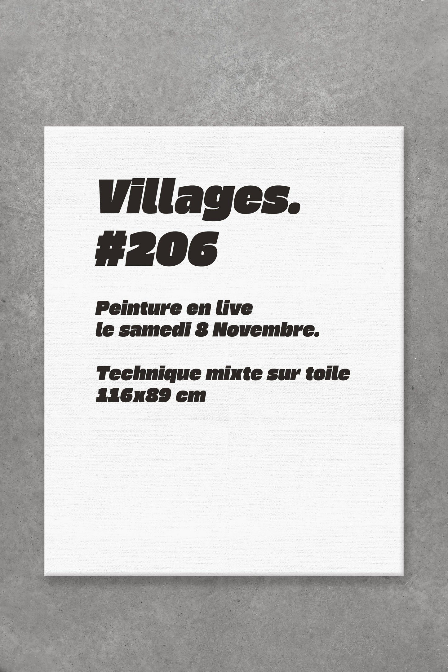 Oeuvres originales - peinture en live le 8 Novembre 2025 à Nantes