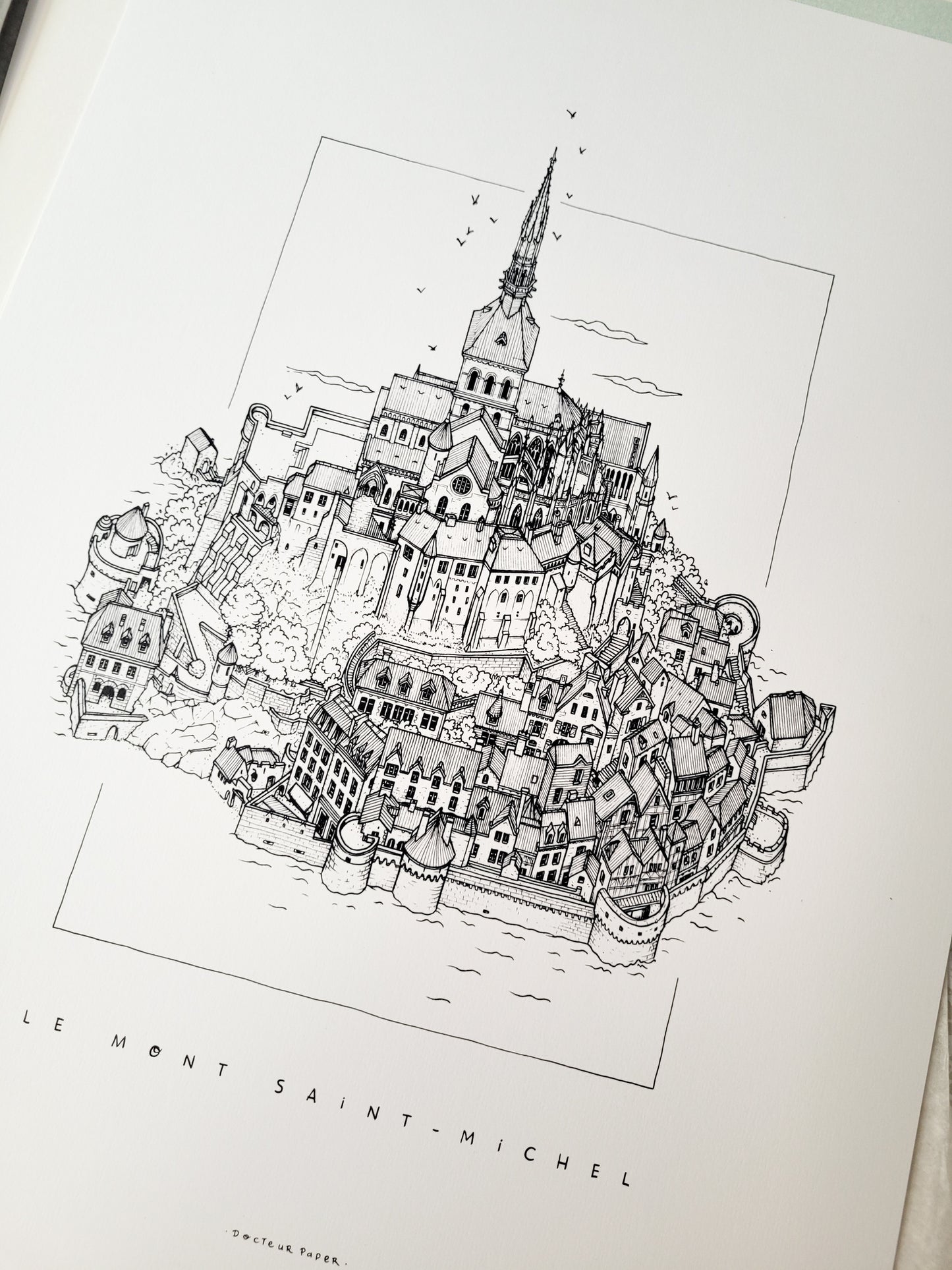 Affiche Le Mont Saint Michel