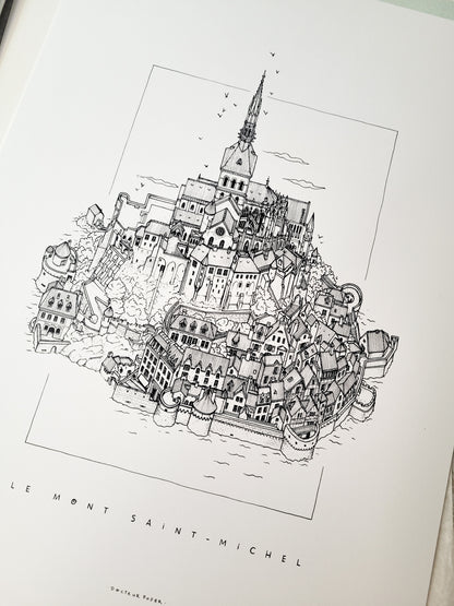 Affiche Le Mont Saint Michel