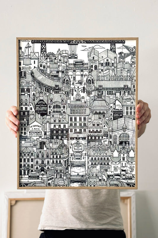 Letterpress Nantes 1900