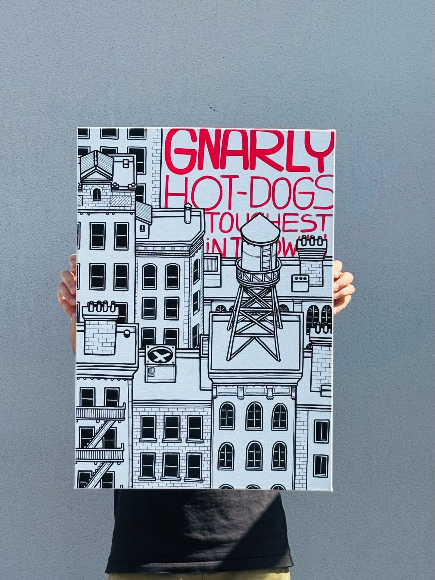 Toile - Gnarly Hot Dogs