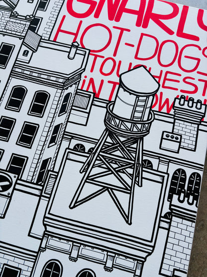 Toile - Gnarly Hot Dogs