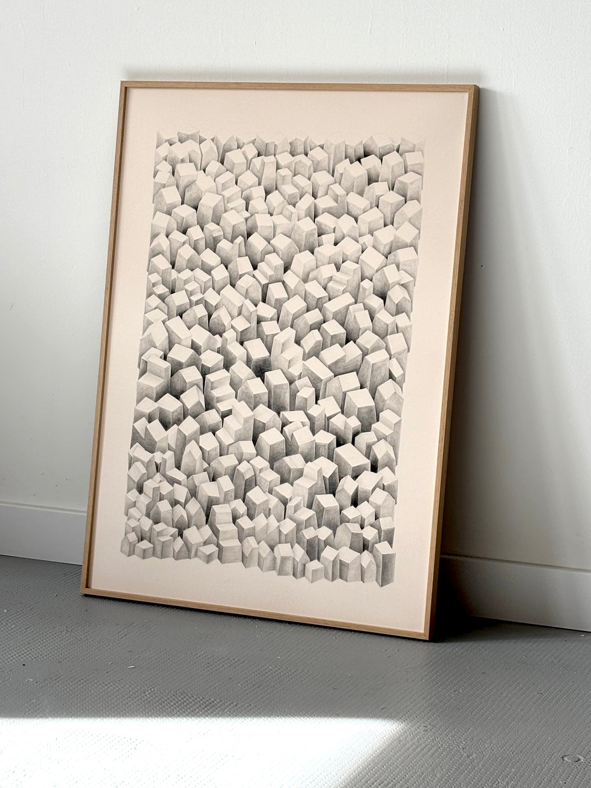 Oeuvre originale sur papier  - STRATA / Urbs 01