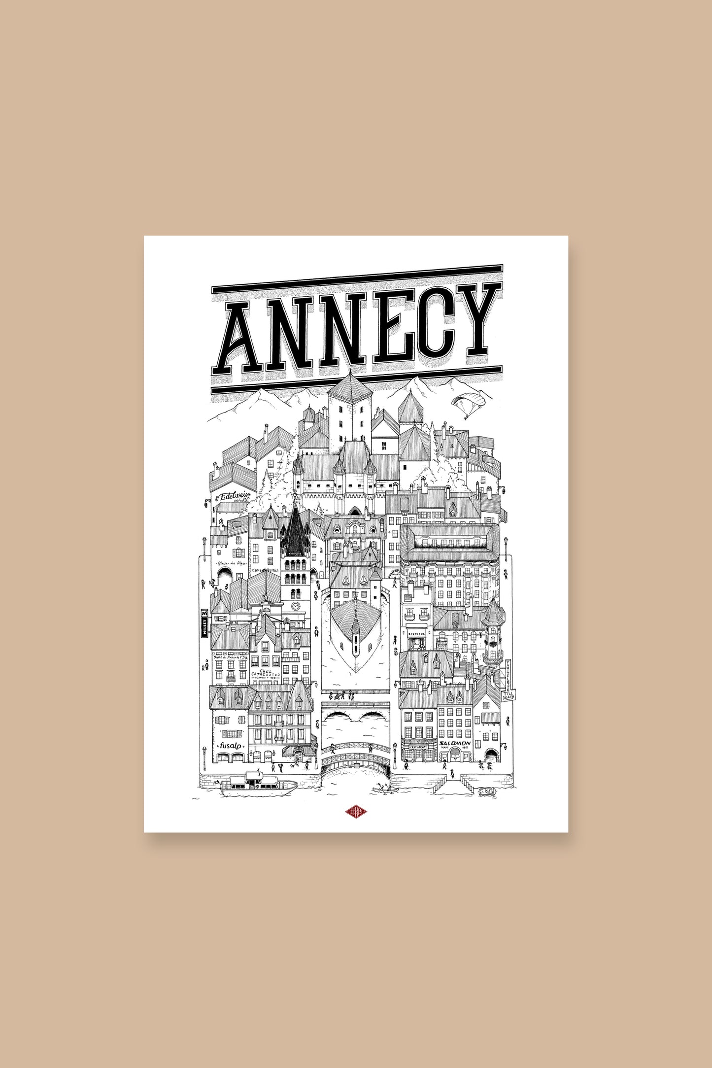 Affiche Annecy - Docteur Paper