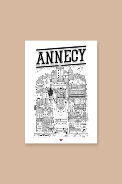 Affiche Annecy - Docteur Paper