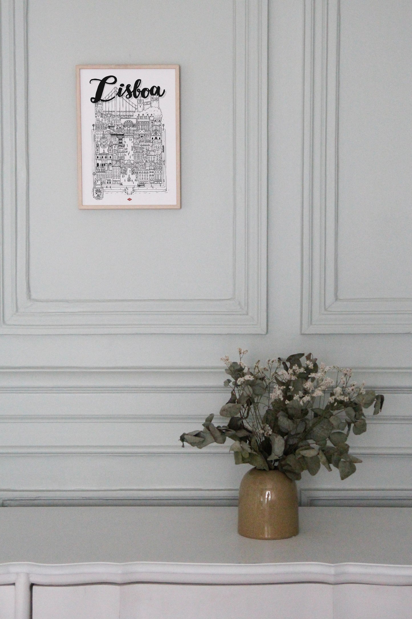 Affiche ville Lisbonne – Illustration de ville - Docteur Paper