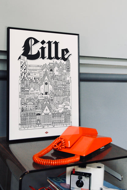 Affiche Lille - Docteur Paper
