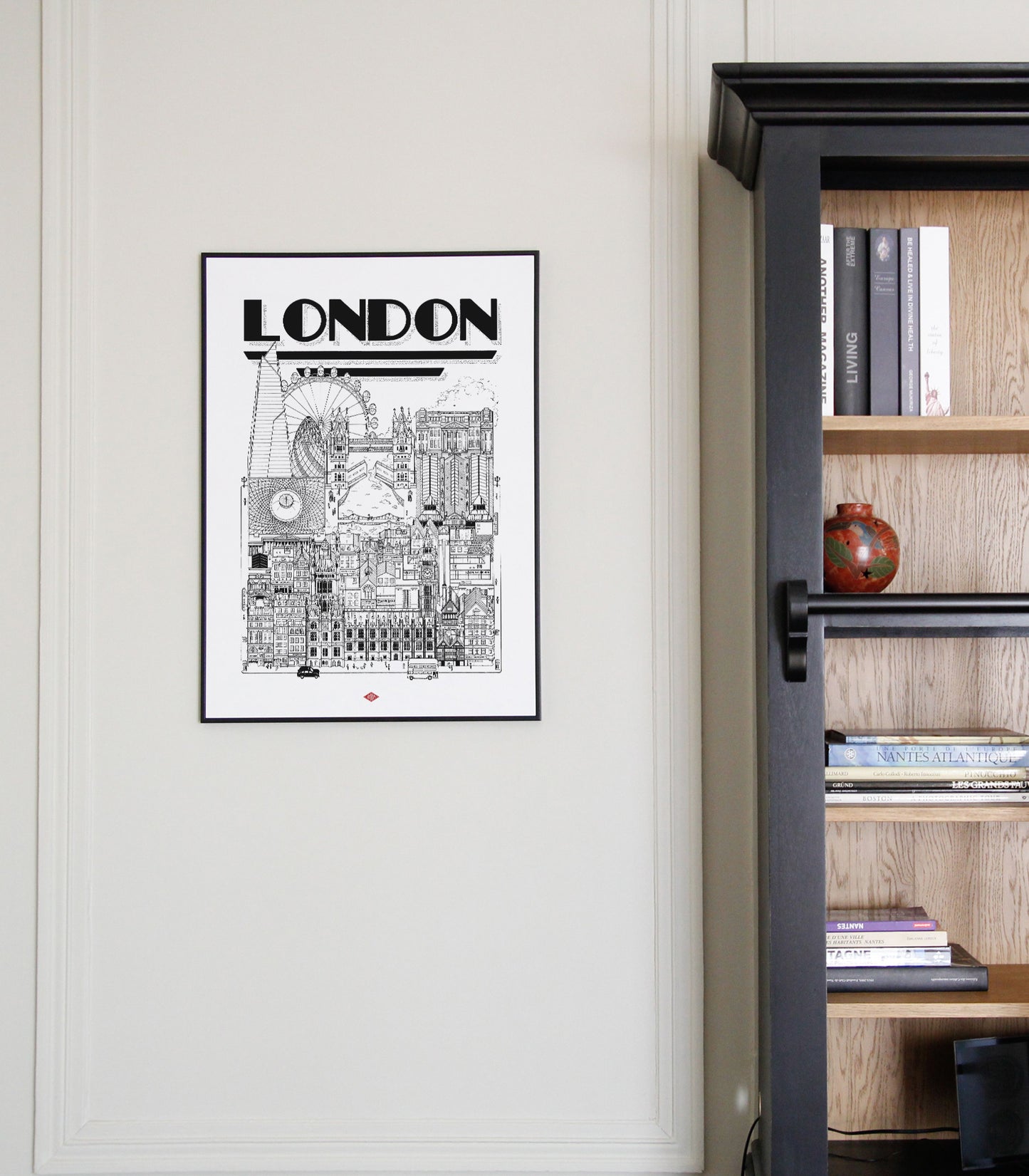 Affiche Londres - Docteur Paper