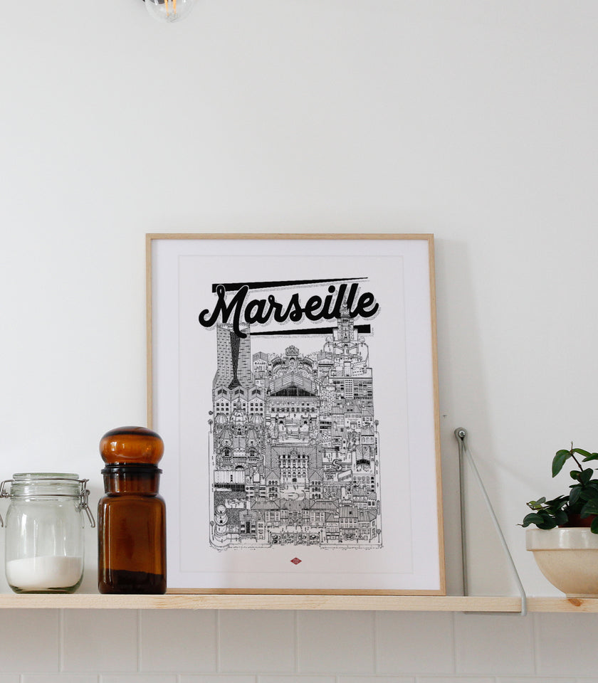 Affiche Marseille - Docteur Paper