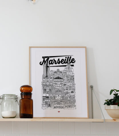 Affiche Marseille - Docteur Paper