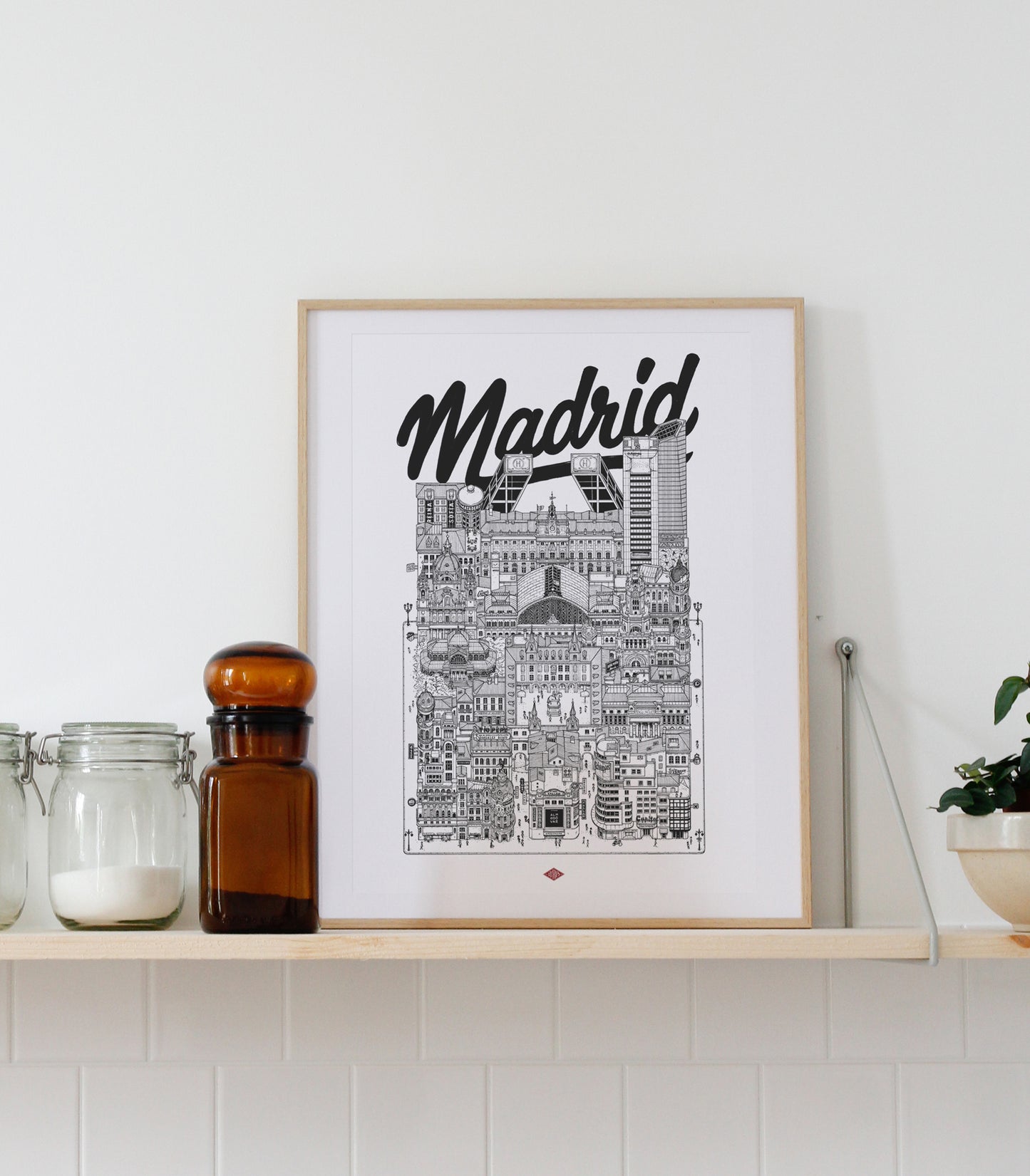 Affiche Madrid - Docteur Paper