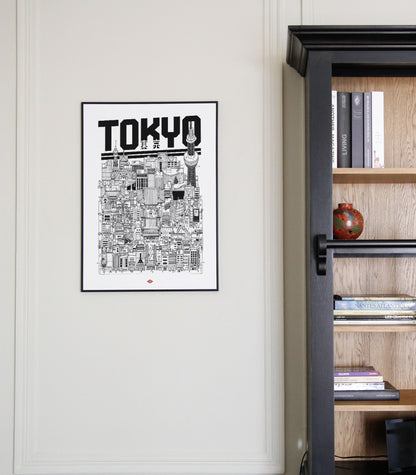 Affiche Tokyo - Docteur Paper