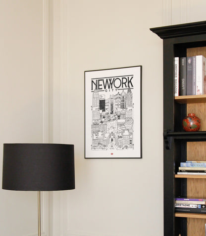 Affiche New York - Docteur Paper