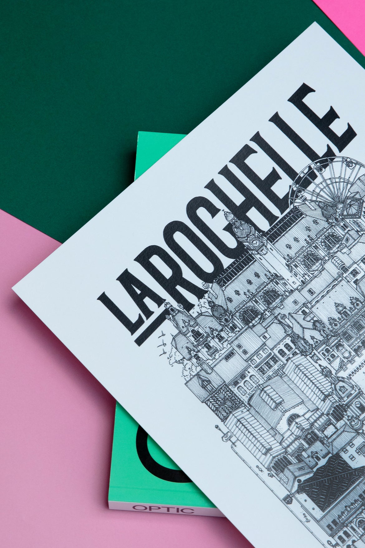 Affiche ville La Rochelle – Illustration de ville - Docteur Paper