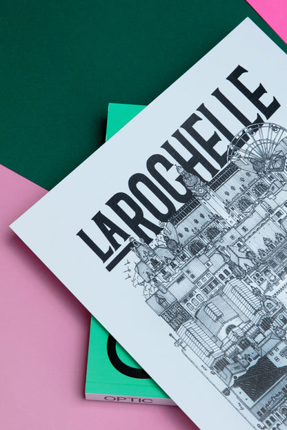 Affiche ville La Rochelle – Illustration de ville - Docteur Paper