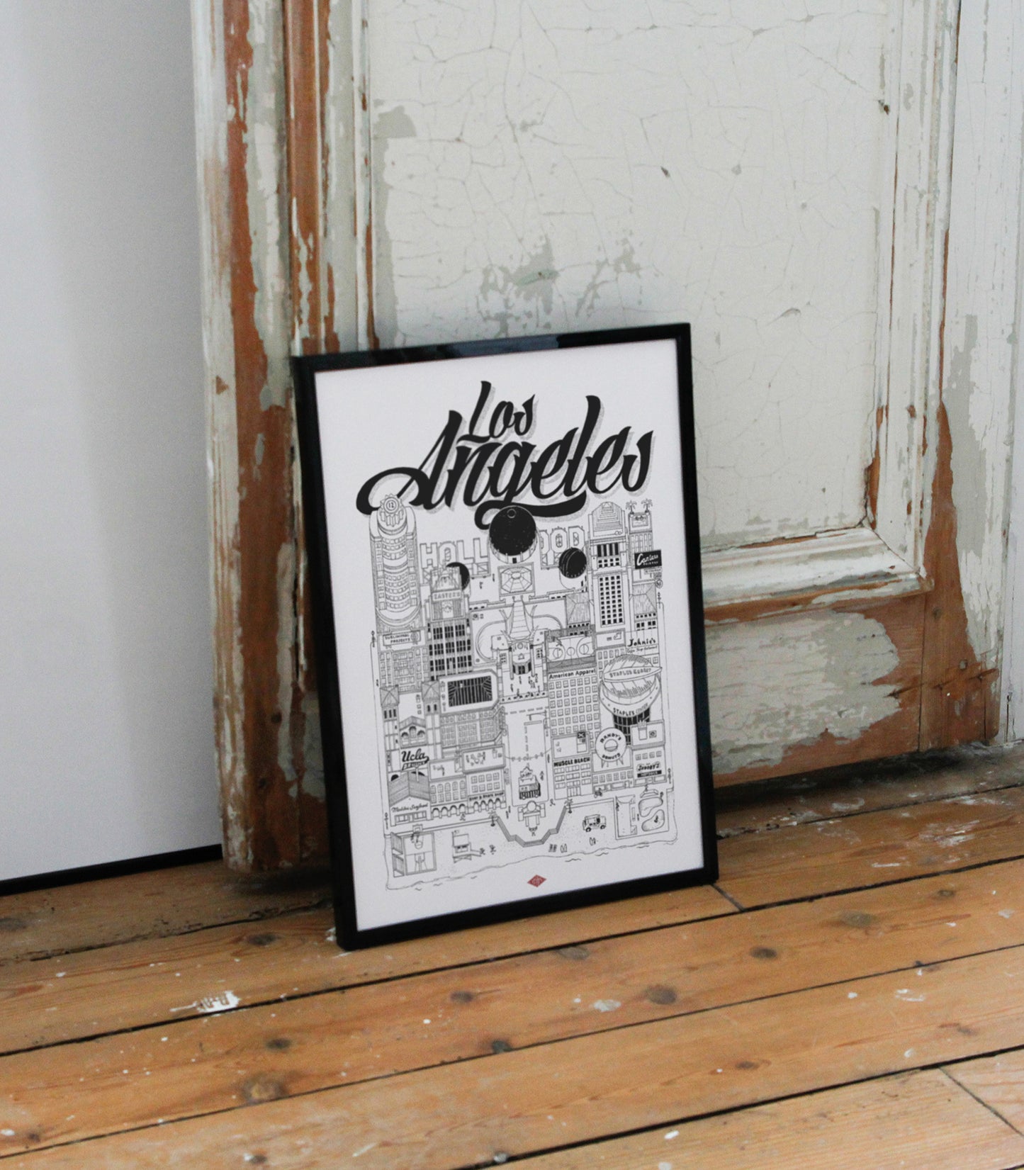 Affiche Los Angeles - Docteur Paper