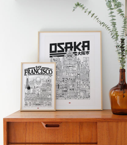 Affiche San Francisco - Docteur Paper