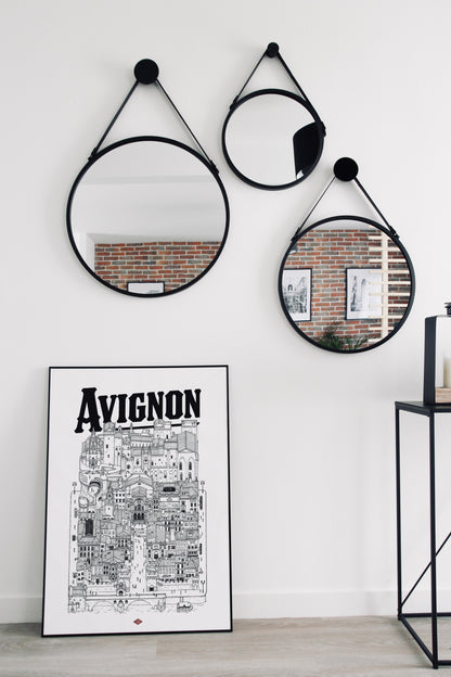 Affiche ville Avignon - Docteur Paper