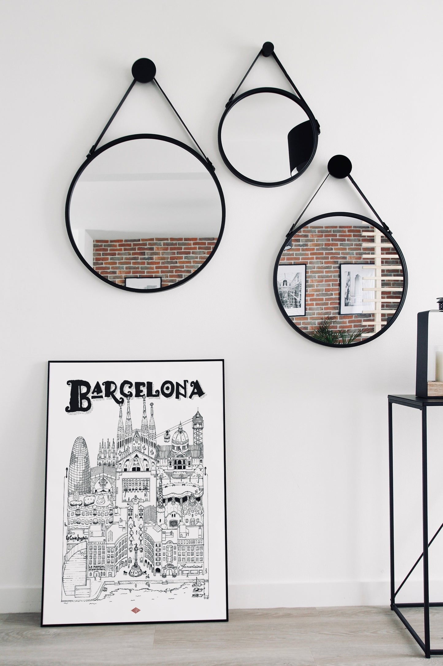 Affiche Barcelone illustrée – Illustration de la ville - Docteur Paper