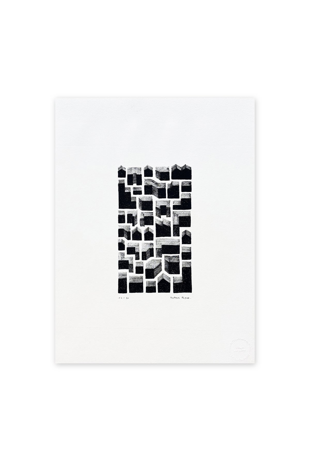 Blocs. - Lithographie