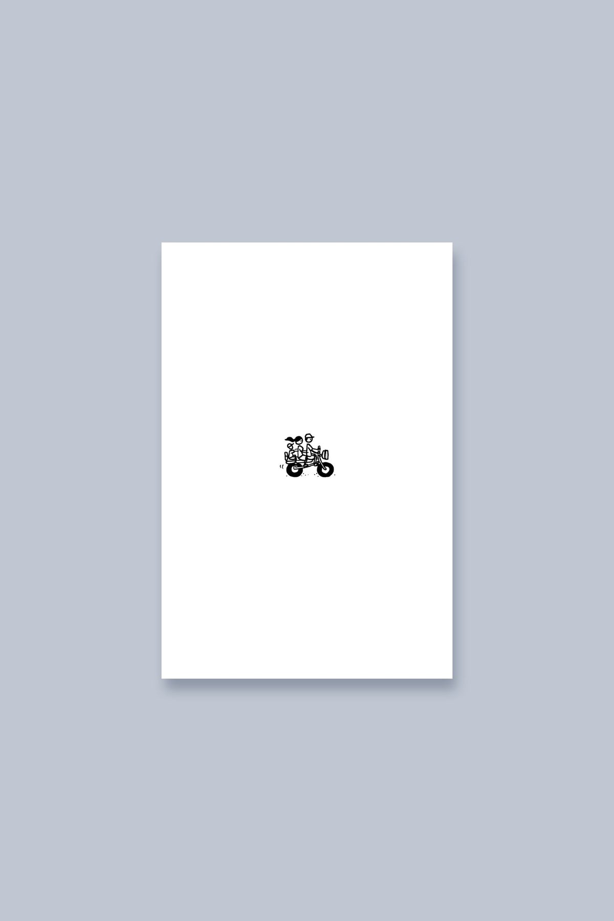 Carte postale Bike family