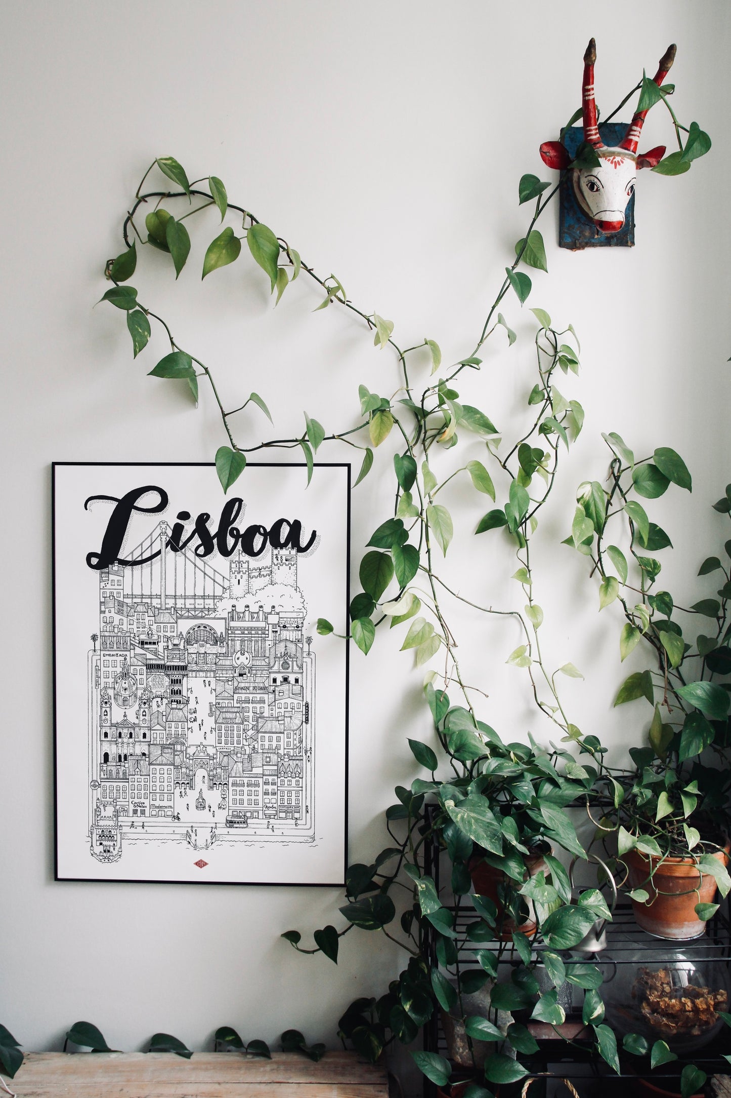 Affiche ville Lisbonne – Illustration de ville - Docteur Paper