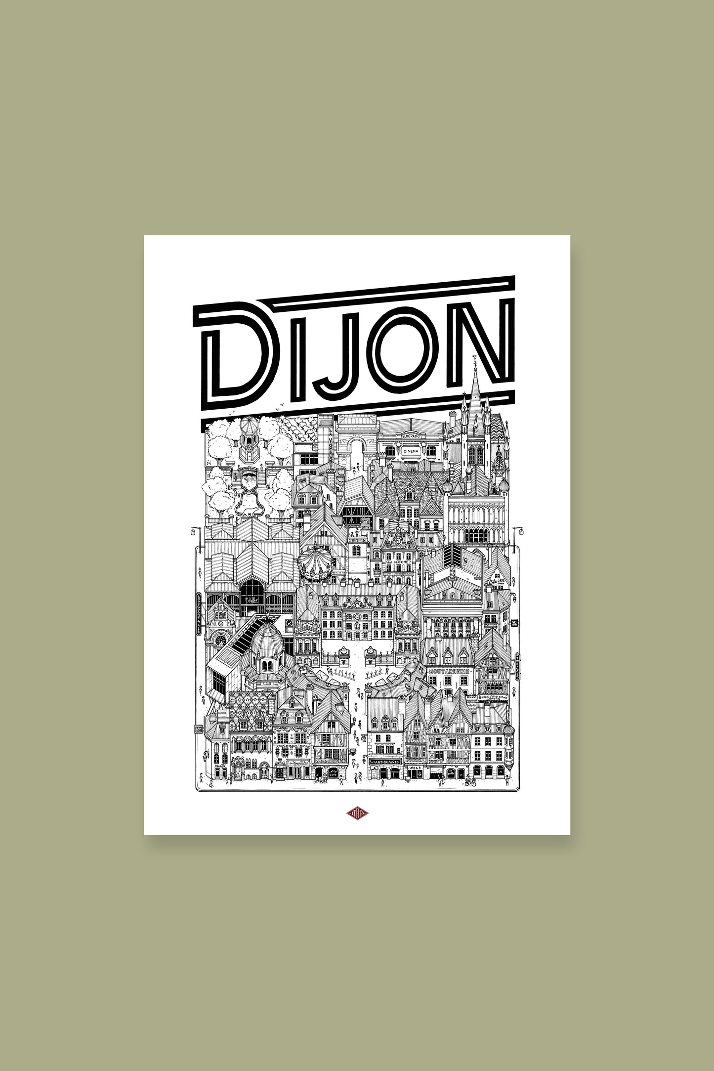 Affiche Dijon - Docteur Paper