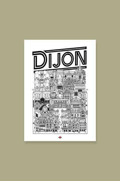 Affiche Dijon - Docteur Paper