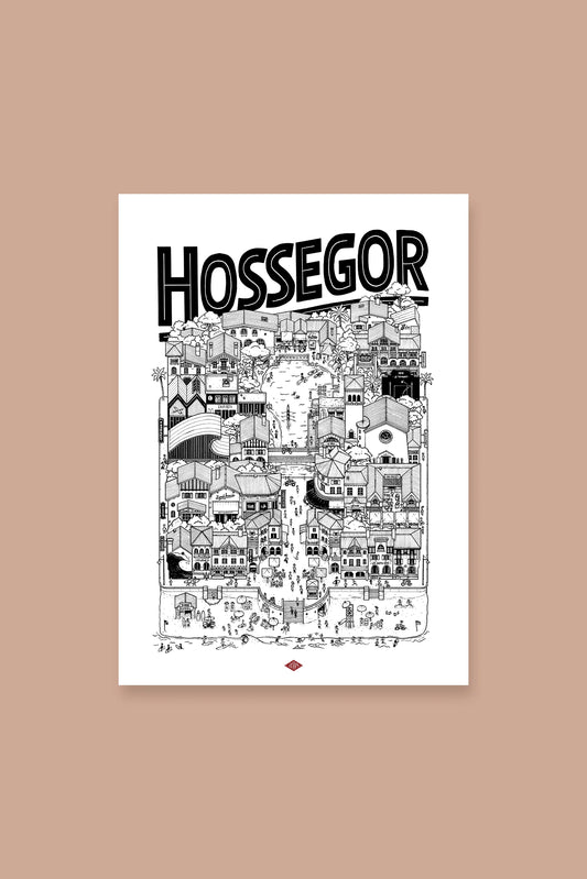 Affiche Hossegor - Docteur Paper
