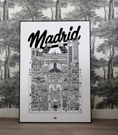 Affiche Madrid - Docteur Paper