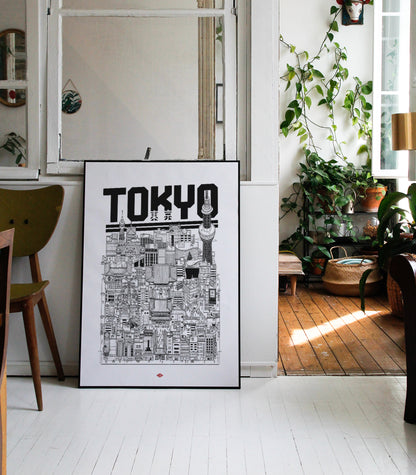 Affiche Tokyo - Docteur Paper