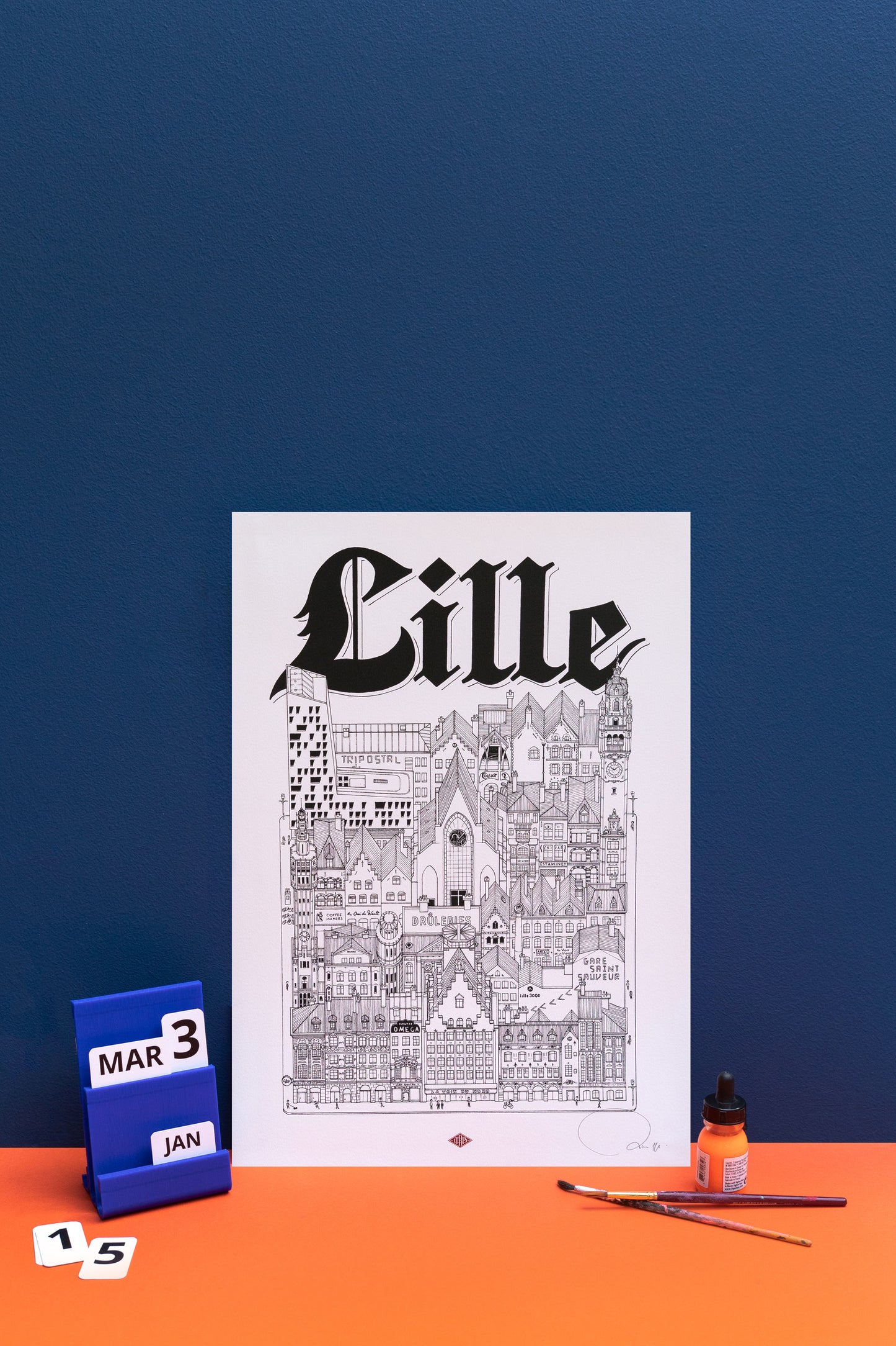 Affiche Lille - Docteur Paper