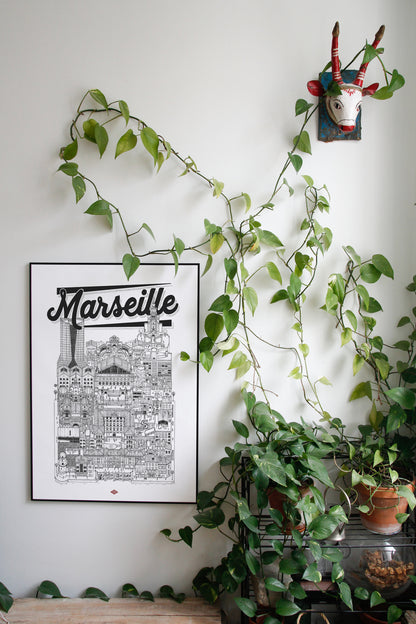Affiche Marseille - Docteur Paper