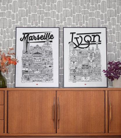 Affiche Lyon - Docteur Paper