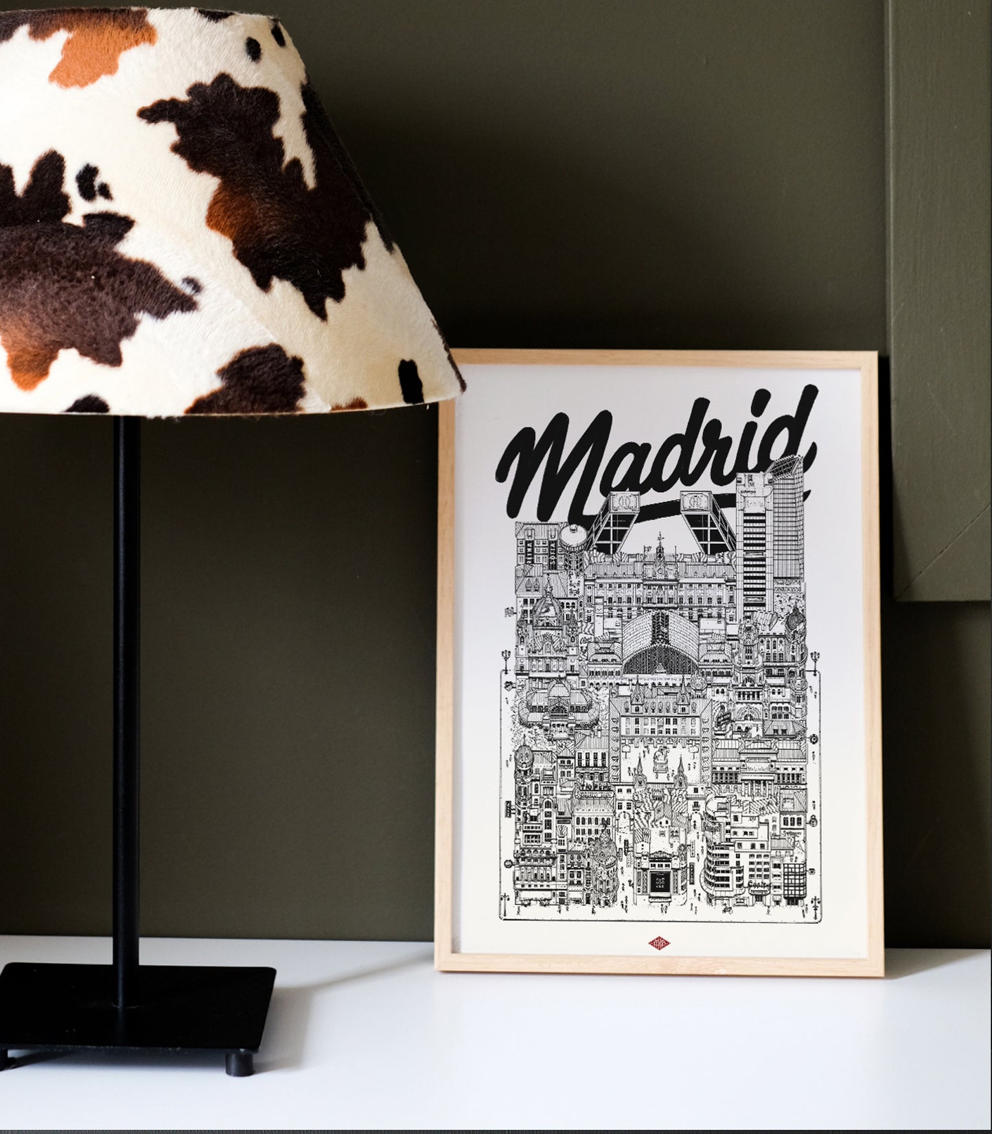 Affiche Madrid - Docteur Paper