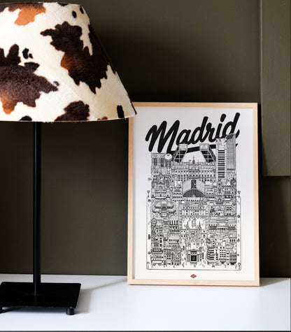 Affiche Madrid - Docteur Paper