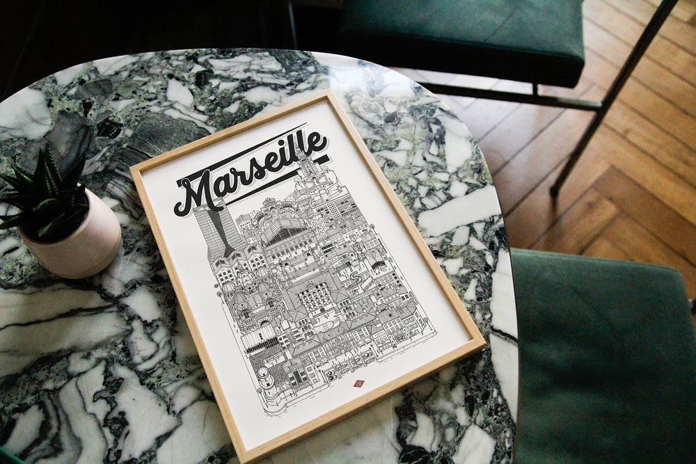 Affiche Marseille - Docteur Paper